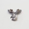 USA American Eagle in Flight Jacket or Hat Pin Silver