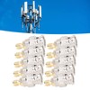 10Pcs RF Coaxial Adapter Cable Connector SMA Female to BNC