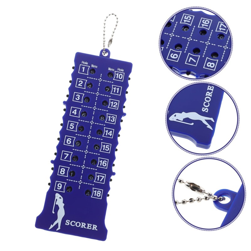 WOONEKY Compact Golf Score Counter Durable Scoreboard Easy to Use