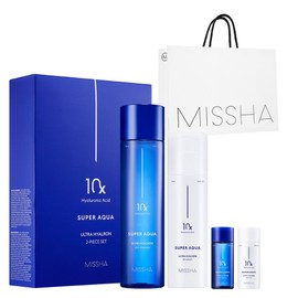 Misha Missha Super Aqua Ultra Hyaluron 2-Piece Special Set, 1 Set / 미샤 수퍼아쿠아 울트라 히알론 2종 기획세트, 1세트