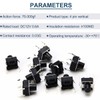 DAOKAI 100pcs Tact Switch 4 Pin Tactile Push Button Switch