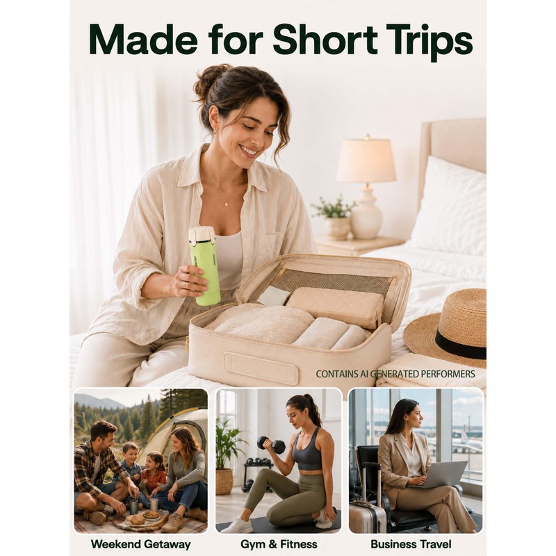 4 in 1 Travel Dispenser Bottle, TSA Approved Leak Proof
