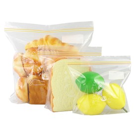 JRSHIRLEYLTD Sealed Food Storage Bags Freezer Bags Ziplock Bags Reusable Sandwich Bags 20 Packs (Small)