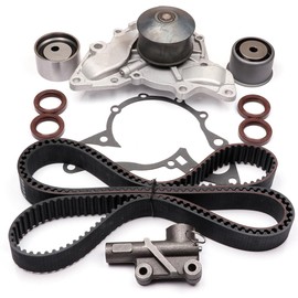 ASTOU Timing Belt Kit w/Water Pump Fit for Hyundai for XG350 3.5L 2002-2005 for Kia for Sedona 3.5L 2002-2005 Replace Timing Belt OEM - 24312-3980