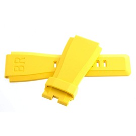 Bell & Ross Original 24mm x 24mm Yellow Rubber Replacement Strap