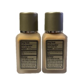 Neutrogena SkinClearing Oil-Free Makeup, Blemish Treatment, 60 Rose Cream 2 Pack