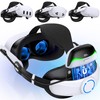 Battery Head Strap for Quest 3S/Quest 3/Quest 2, Hot-Swappable Battery
