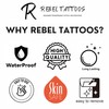 Rebel Tattoos -Temporary Tattoo Fake Tattoos Transferable Tattoo Freckles -