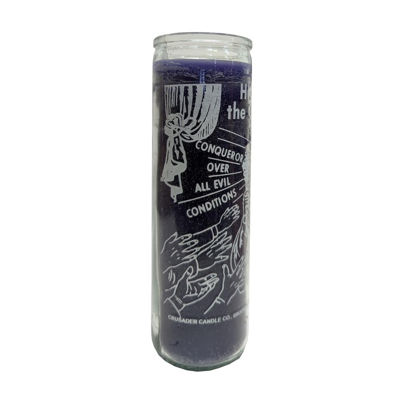 High John The Conqueror Purple Pillar Candle