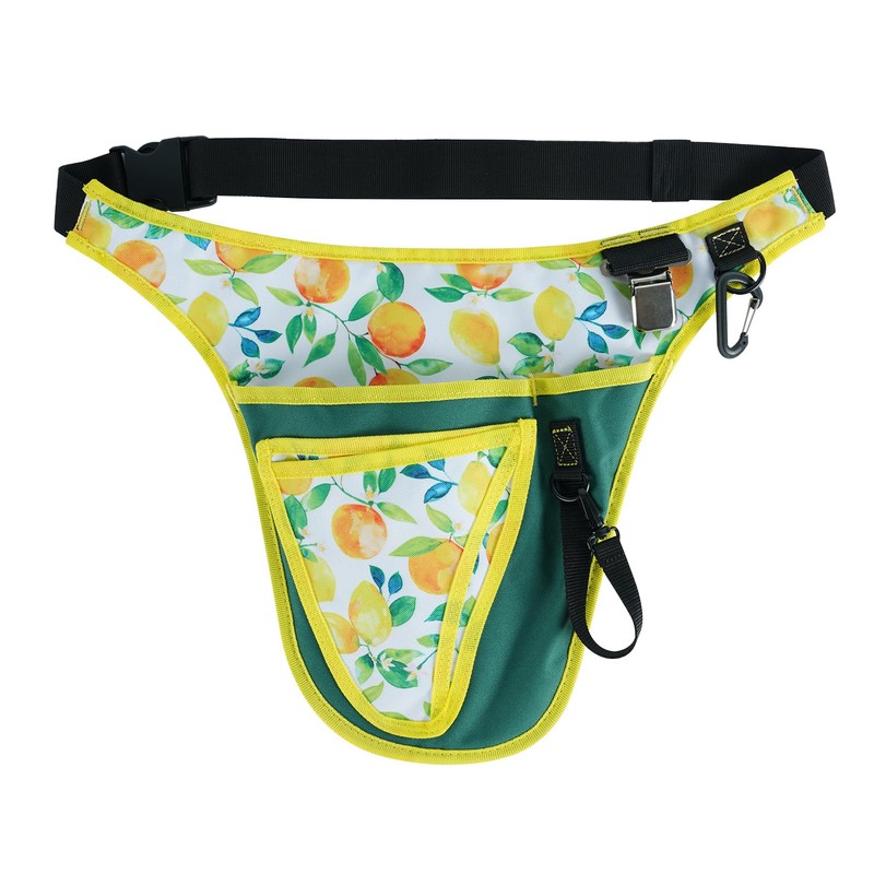 KUNN Garden Tool Belt for Women,Waist Pouch Apron with Pockets