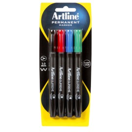 CARPENTRAS SIGN 4 "Supreme EPF-700" Permanent Permanent Markers Conical Tip 1 mm 4 Assorted