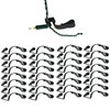 Black Giant Gutter Hooks for Hanging Outdoor Christmas Lights Fairy