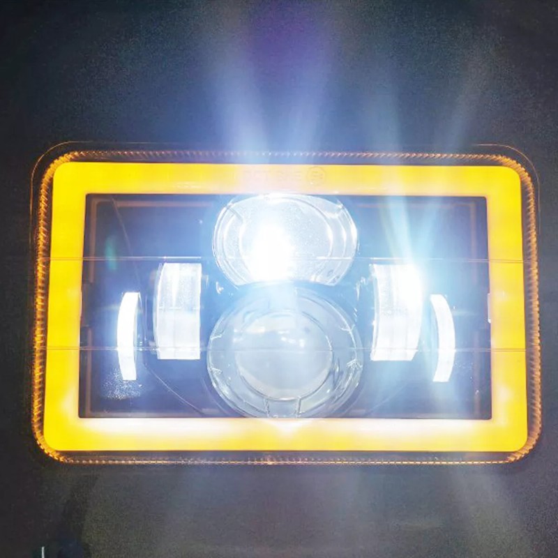 uspart- 4pcs Fit Chevy C10 Pickup Truck 1980-1986 4x6"in LED