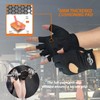 Ventilated Weight Lifting Gym Workout Gloves with Wrist Wrap Support