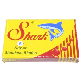 100 Shark Super Stainless Razor Blades - Space Saving Packaging
