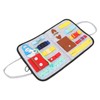 Elderly Activity Sensory Board Portable Zip Button Basic Skills Sensory