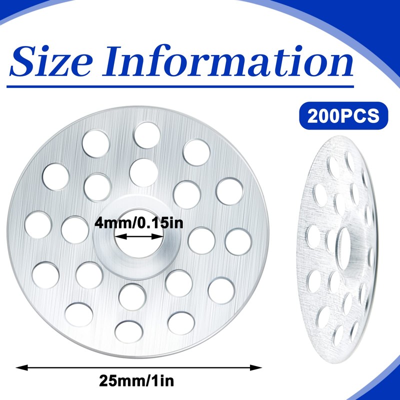 1 Inch Zinc Plated Plaster Washers Metal Washers for Screws