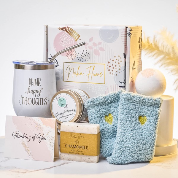 Spa Gifts for Women - Relaxing Self Care Gifts for Women - Bath and Body Gift Baskets for Women - Birthday Care Package for Women - Get Well Soon Gifts for Women - Thinking of you Gifts for Women