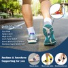 DR. POTTER+ Arch Support, Plantar Fasciitis Relief Adjustable Compression Bands