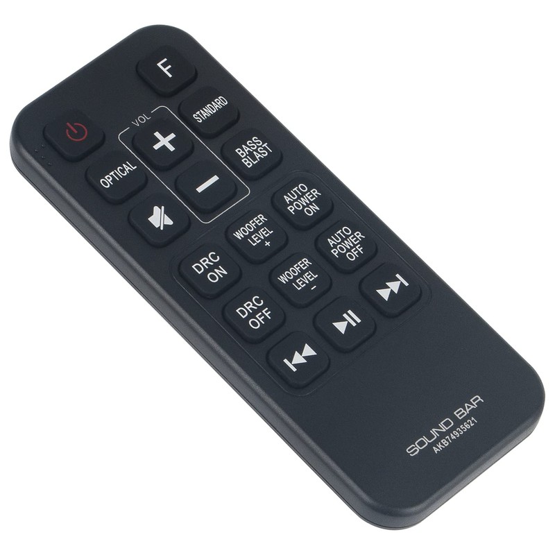 ALLIMITY AKB74935621 Remote Control Replacement for LG Soundbar SJ2 SJ2.AEUSLLK