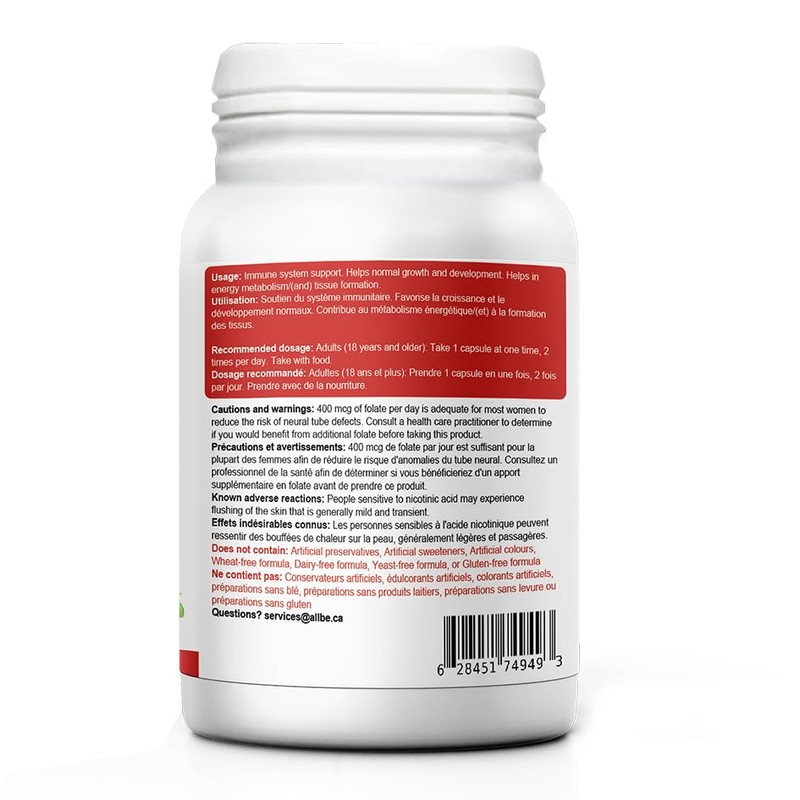ALLBE Active B Complex Capsules - Support Immunity & Brain