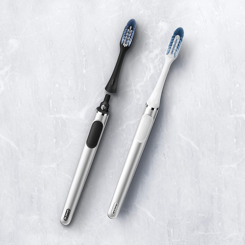 Oral-B Clic Toothbrush Sensitive Clean Replacement Brush Heads, White, 2