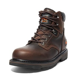 Timberland PRO Men's Pit Boss 6 Inch Soft Toe Industrial Work Boot, Brown-2024 New, 7 Wide
