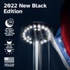 Deluxe Black Flag Pole Light Solar Powered