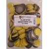 Yellow Oxygen Barrier Crown Caps 144 Count
