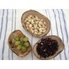 Set of 3 Oval Small Bowls Olive Wood Rustic