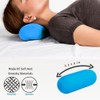 Travel Fanatics Mini Microbead Pillow – 3.5"x8" Small Neck Pillow