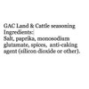 Great American Land and Cattle Co. Steak & Meat Seasoning