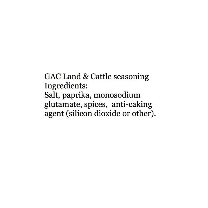 Great American Land and Cattle Co. Steak & Meat Seasoning