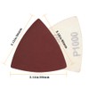 SPEEDWOX 30 Pcs Hook and Loop Triangle Sandpaper 1000 Grit