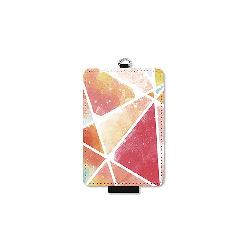 Granthunk Women's Pass Case, Transit Strap, Watercolor Glass, IC Card