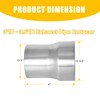 QYFNB 304 Stainless Steel Exhaust Adapter Connector, Universal Exhaust Pipe,