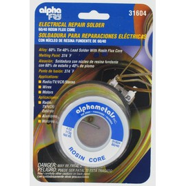 Alpha Fry AT-31604 60-40 Rosin Core Solder (4 Ounces)