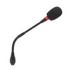 9.8in Professional Gooseneck Microphone Flexible Desktop Gooseneck Condenser Microphone for