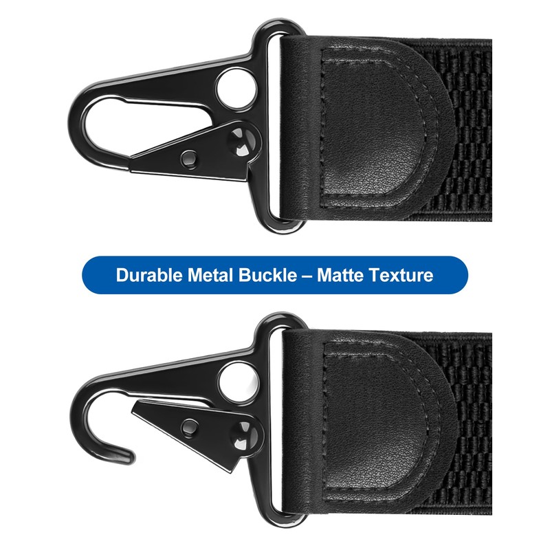 Gucass Men's X-Shape Braces, 3.8 cm Wide, Extra Strong, Elastic,