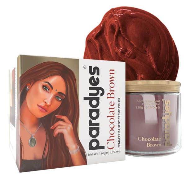 paradyes Top-Up Semi-Permanent Chocolate Brown Diy Conditioner Based Hair Colour,