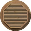 Ekena Millwork GVWRO12X1200SFUWR Round Gable Vent Gable Vent, 12"W x