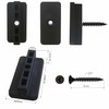 VALDERN 100 Pcs Composite Patio Clips Plastic with Screws Hidden