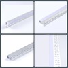10 Pack Plaster-in LED Channel 6.6FT Recessed Drywall Aluminum Lighting