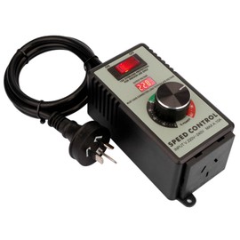 LAPOOH Electronic Voltage Governor AC Motor Speed Controller Electric Router Exhaust Fan Grinder Drill Variable Voltage Regulator Switch LED Display