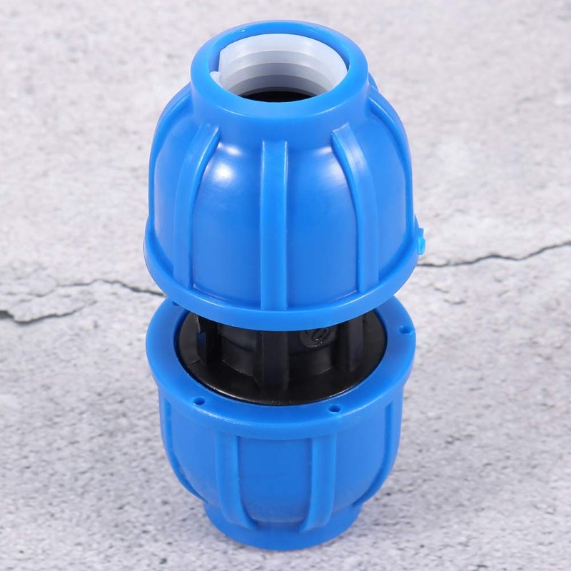 Straight Connector, 5pcs Pe Plastic 20mm to 20mm Straight Water