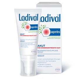 Ladival Akut Après Soothing Serum - Cooling After Sun Care Serum for Skin Regeneration After Stay in the Sun - 50 ml