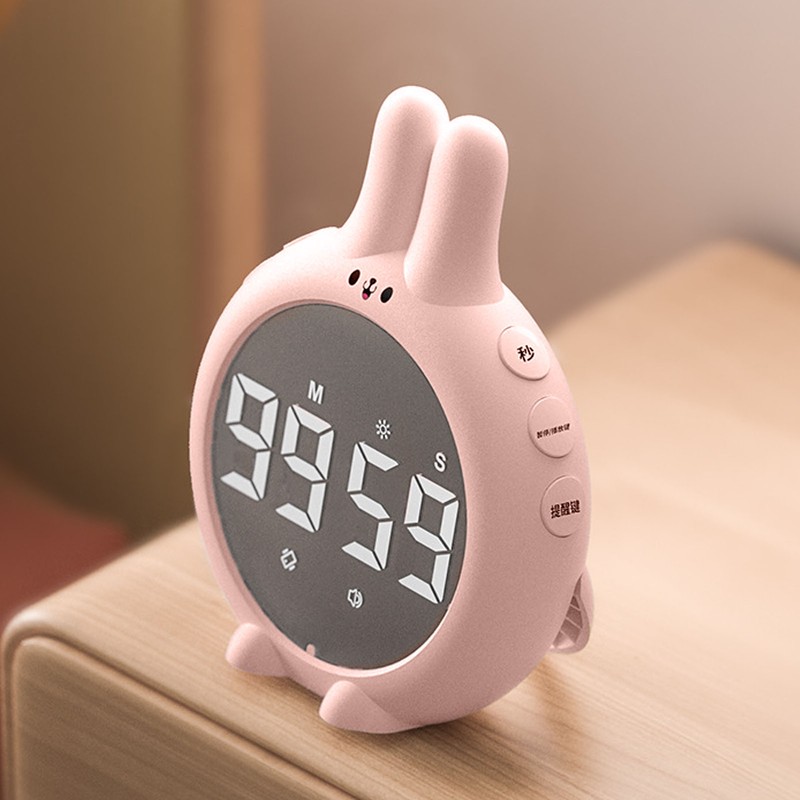 Cute Digital Timer Multifunctional High Accuracy Magnetic Kids Countdown Timer