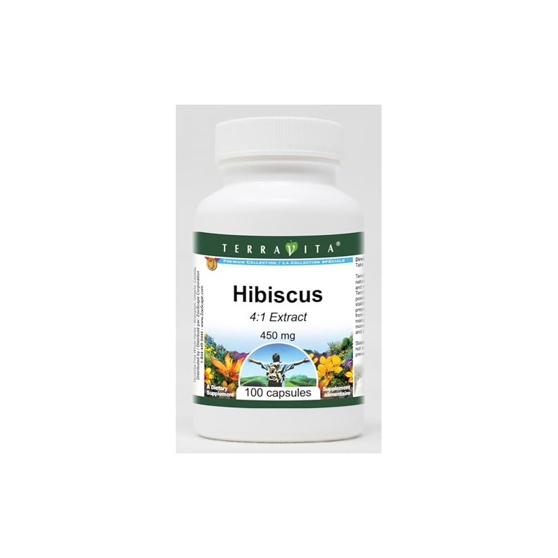 Hibiscus 4:1-450 mg (100 Capsules, ZIN: 520502)