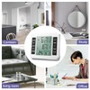 OQIMAX Fridge Thermometer, Freezer Thermometer with Alarm, Digital Fridge Thermometer