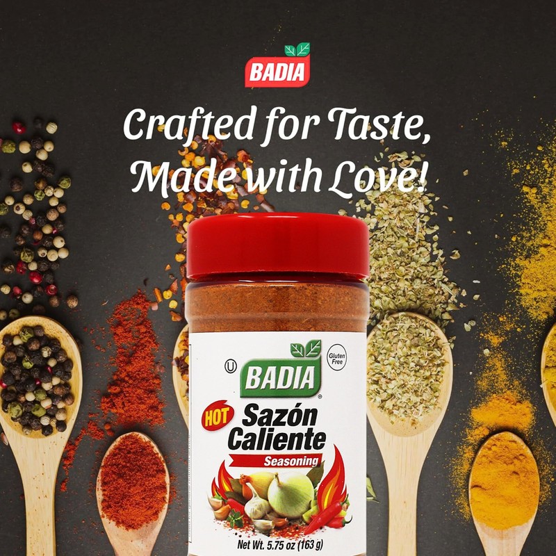 Badia Sazon Caliente 5.75 oz – Latin Inspired Spicy All